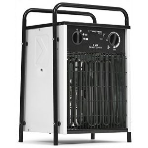 TROTEC TDS 50 mit 9 kW Elektroheizer Heizlüfter Heizgerät Bauheizer mit integriertem Thermostat