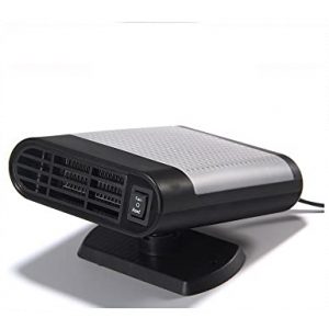 Auto Heizlüfter,auto Innenraumheizung,Elektrische Kfz-Zusatzheizung,12V 150W Auto Heizung und Kühlventilator 2-in-1 Tragbar Windschutzscheiben Defroster Demister - Grau