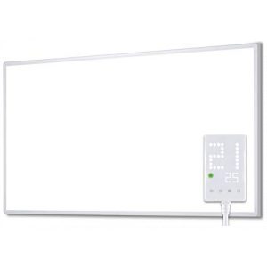 Heidenfeld Infrarotheizung HF-HP100 / 100-1 / 106 / 110 / 130 / Weiß - 300 - 1200 Watt - inkl. Thermostat - 10 Jahre Garantie - Deutsche Qualitätsmarke - TÜV GS (HF-HP100-3 500 Watt)
