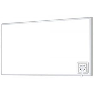 Heidenfeld Infrarotheizung HF-HP100 / 100-1 / 106 / 110 / 130 / Weiß - 300 - 1200 Watt - inkl. Thermostat - 10 Jahre Garantie - Deutsche Qualitätsmarke - TÜV GS (HF-HP100-1 1000 Watt)