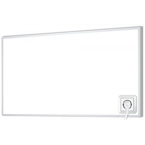 Heidenfeld Infrarotheizung HF-HP100 / 100-1 / 106 / 110 / 130 / Weiß - 300 - 1200 Watt - inkl. Thermostat - 10 Jahre Garantie - Deutsche Qualitätsmarke - TÜV GS (HF-HP100-1 1200 Watt)